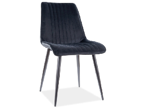 Blagovaonska stolica Kelly (crna + crna)