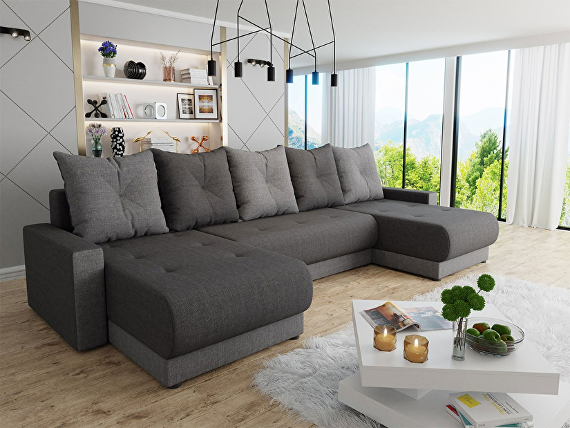 Sofa na razvlačenje s prostorom za odlaganje Jasmine U (Lux 05 + Lux 06)
