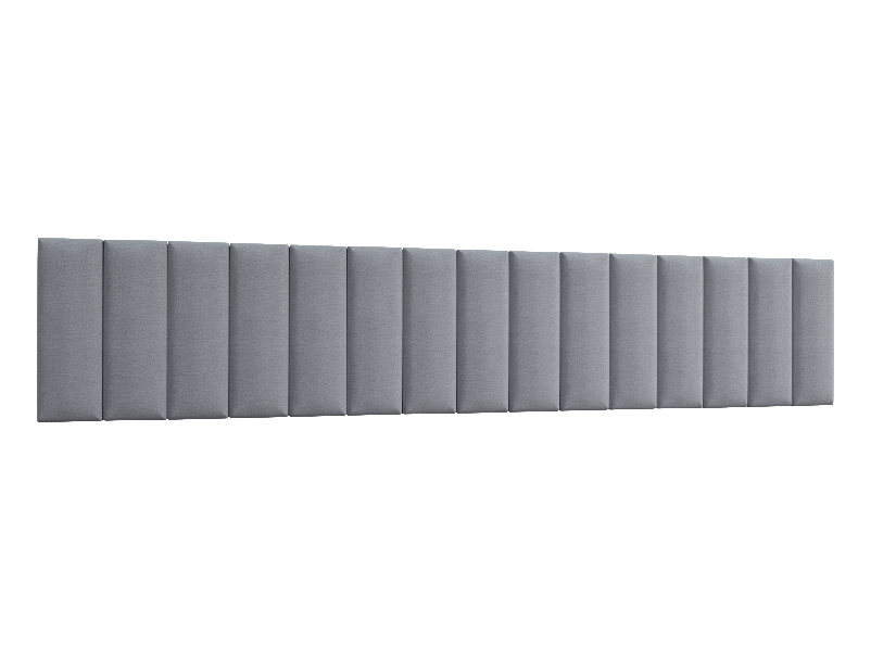 Set 15 tapeciranih panela Quadra 300x60 cm (svijetlosiva)