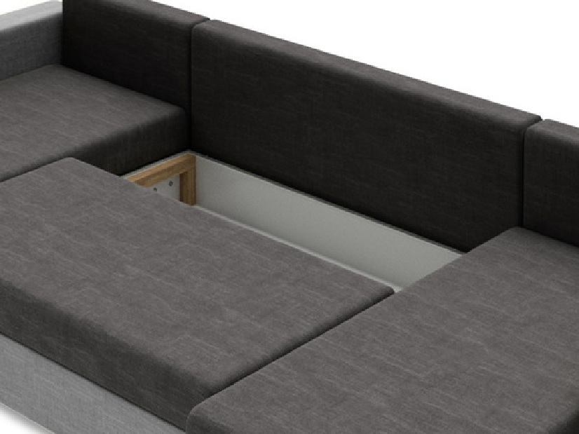 Sofa na razvlačenje s prostorom za odlaganje Jasmine U (Lux 05 + Lux 06)