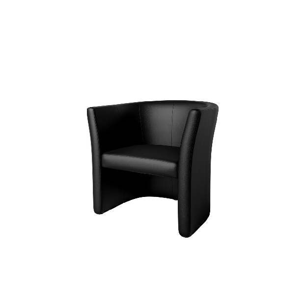 Fotelja Nina (ekokoža Dolaro 8 (crna)