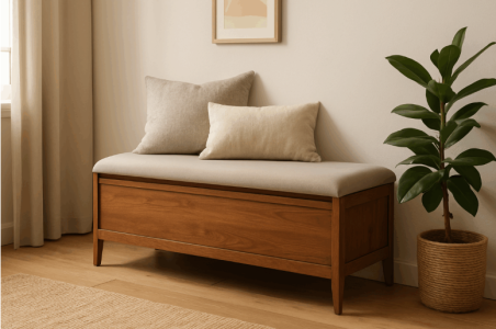 Klupe za odlaganje - kako odabrati: Skrivene mogućnosti odlaganja