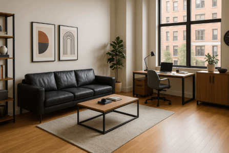 Sofe za ured i home office: Neformalna udobnost i ergonomija