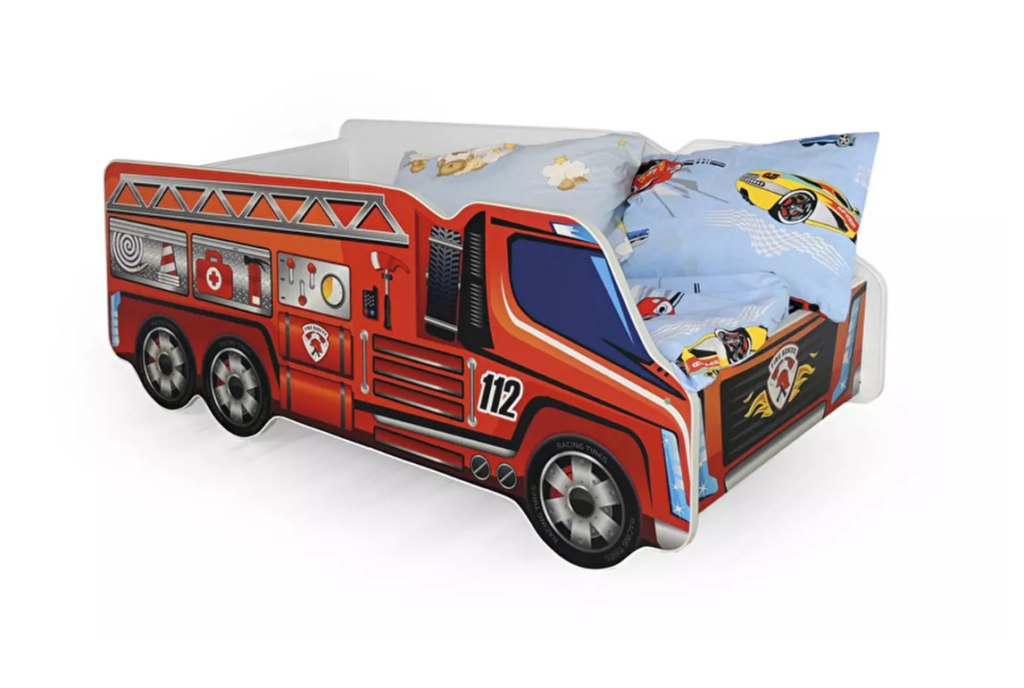Jednostruki krevet Fairy u obliku vatrogasnog kamiona je savšren izbod za dječaka za ugodan i miran san a vaše djete će se u njega zaljubiti na prvi pogled.