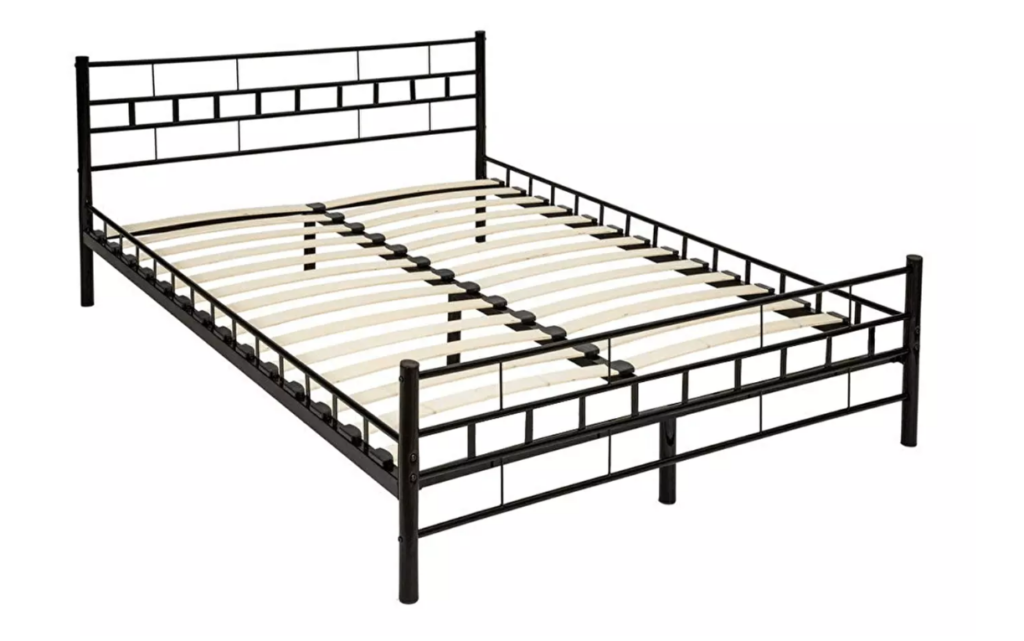 Bračni krevet Timlu, metalni, podnica je uključena u cijenu