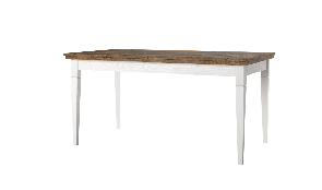 Blagovaonski stol- Typ 92 (za 4 do 6 osoba) (bijela + jasen + hrast lefkas)