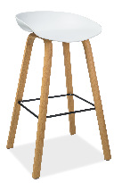 Barska stolica Simister (bijela)  