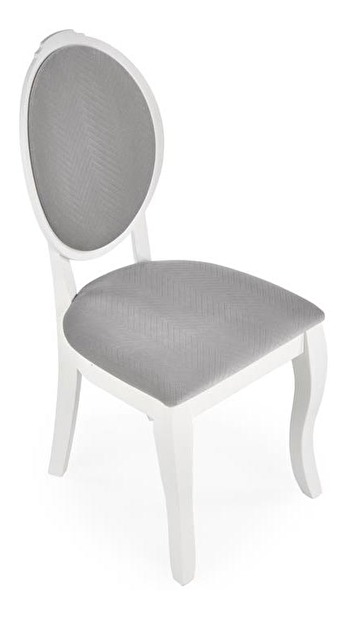 Blagovaonska stolica Velly (bijela + siva)