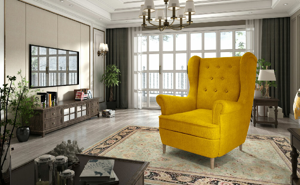 Fotelja Adrianna tip 05 (žuta)