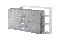 Komoda Bilsby Typ 27 (beton colorado + bijela)