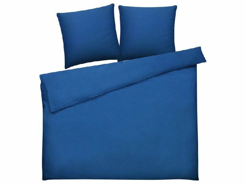 Posteljina 200 x 220 cm Hunter (plava) (u kompletu s jastučnicama)