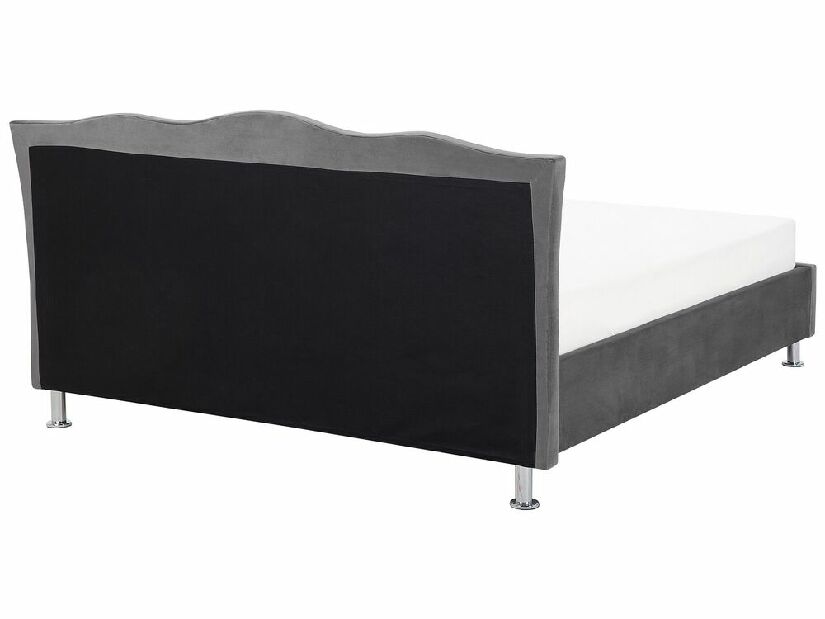 Bračni krevet 180 cm MATH (s podnicom) (tamno siva)
