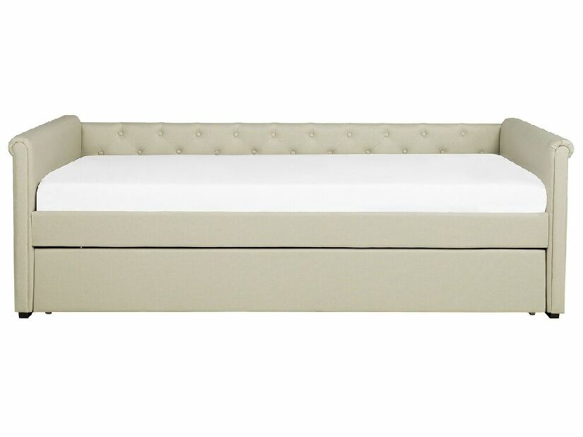 Krevet na razvlačenje 80 cm LISABON (s podnicom) (bež)