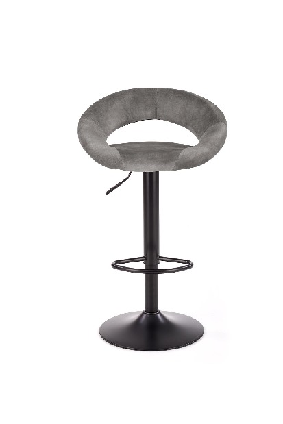 Barska stolica Herlinda (siva + crna)