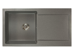 Kuhinjski sudoper Adaxa (siva) (sa 2 otvora za bateriju) (D)