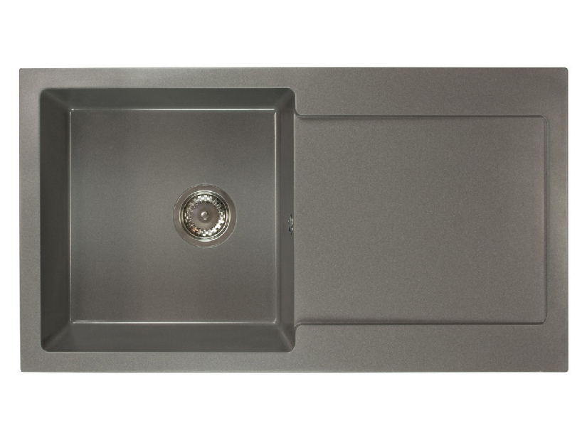 Kuhinjski sudoper Adaxa (siva) (sa 3 otvora za baterije) (D)