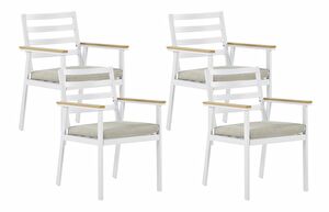 Set vrtnih stolica (4 kom.) Cork (bijela)