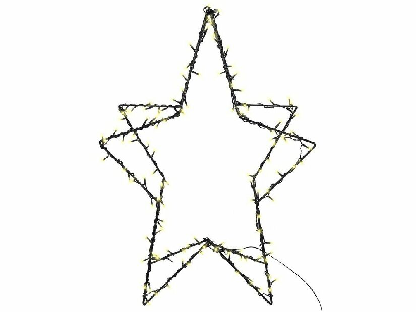 Vanjska dekoracija zvijezda Kerza (crna)