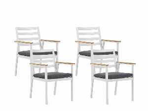 Set 4 kom. vrtnih stolica COVELL (bijela)
