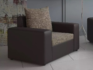 Fotelja Monarda (bež + smeđa) 