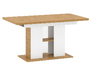 Blagovaonski stol na razvlačenje (za 6 do 8 osoba) Andre (bijela mat)