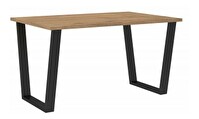 Blagovaonski stol Carol 138x67 (hrast lancelot) (za 4 do 6 osoba)