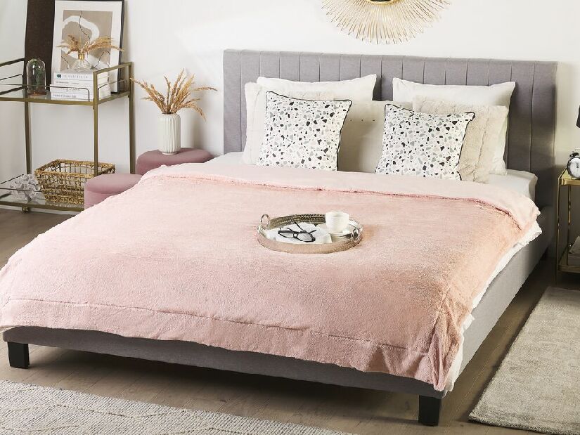 Prekrivač za krevet180x200 cm GALAK (ružičasta)