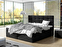 Kontinentalni krevet 160 cm Cinara (ekokoža soft 011 (crna))