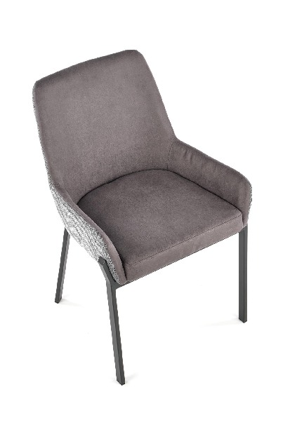 Blagovaonska stolica Kanna (siva + crna)