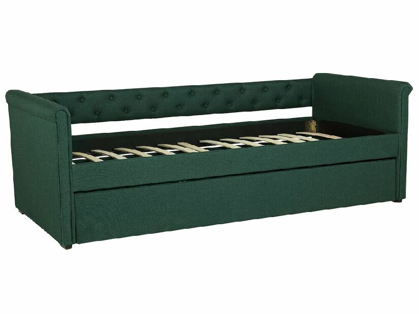 Krevet na razvlačenje 80 cm LISABON (s podnicom) (zelena)