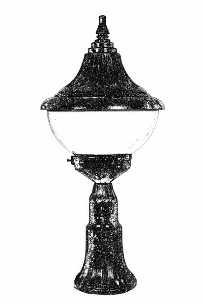 Vanjska zidna svjetiljka Buster (smeđa)