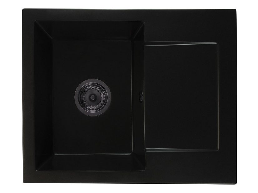 Kuhinjski sudoper Dalgam (crna) (s 1 otvorom za bateriju) (D)