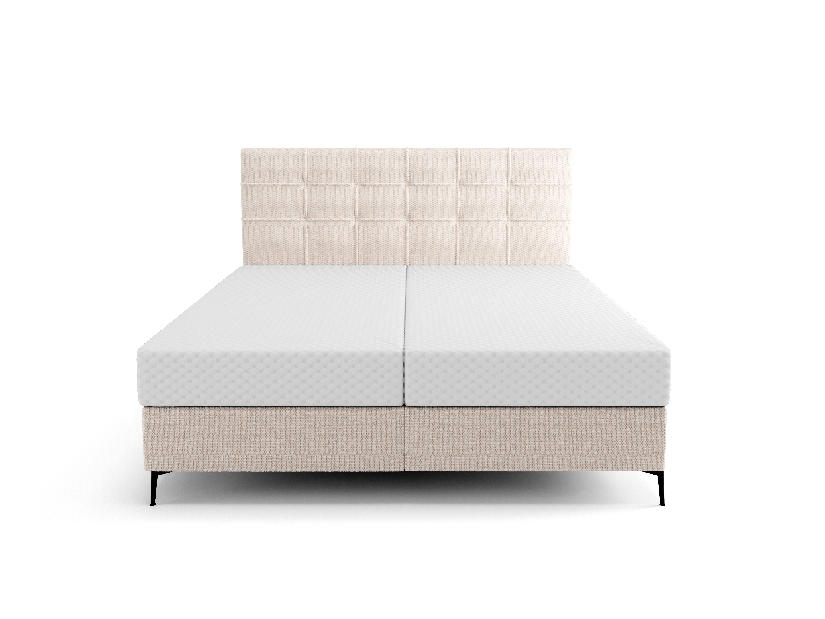 Bračni krevet 180 cm Infernus Comfort (plava) (s podnicom, s prostorom za odlaganje)