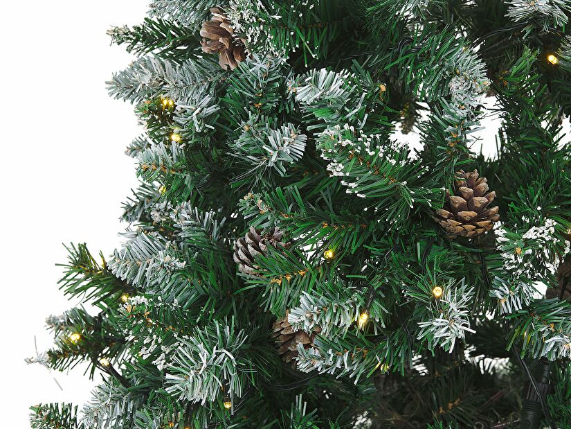 Umjetno božićno drvce 180 cm PELAM (zelena) (s lampicama)