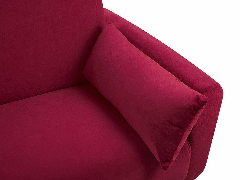 Sofa trosjed ELY (tkanina) (tamno crvena)