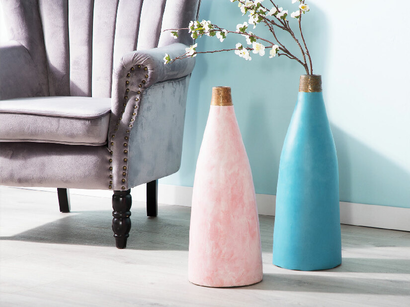 Vaza ERODE 53 cm (keramika) (ružičasta)
