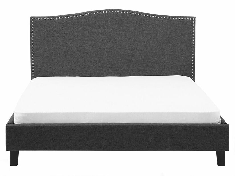 Bračni krevet 160 cm MONELIER (s podnicom) (siva)