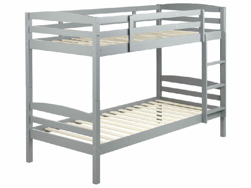 Krevet na kat 90 cm Reggeton (siva) (s podnicom)