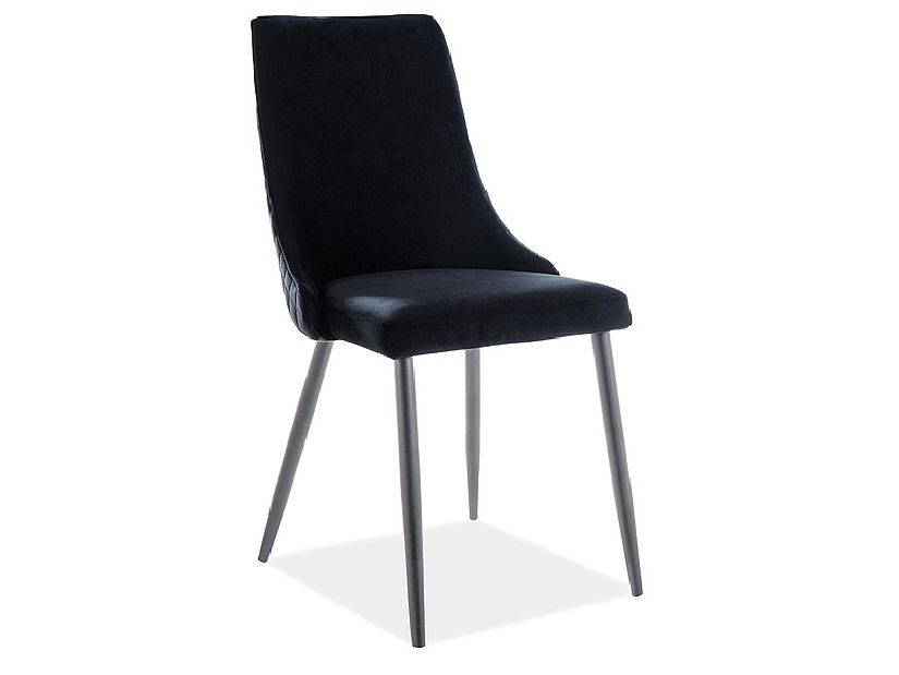 Blagovaonska stolica Polly (crna + crna)