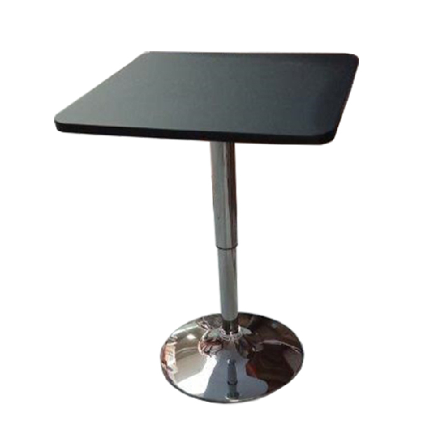 Barski stol Freya (crna + krom)