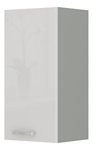 Gornji kuhinjski ormarić- Brunea 30 G-72 1F (siva + bijeli sjaj)