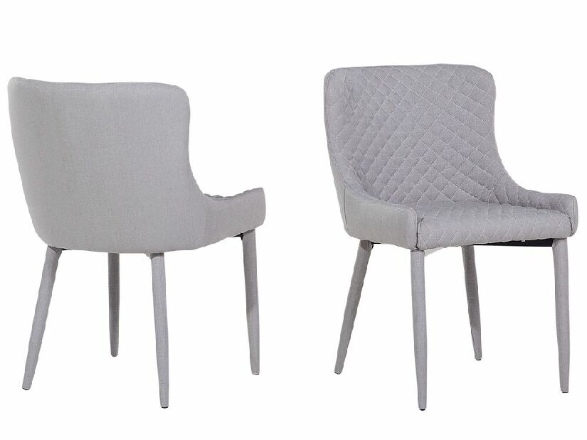 Blagovaonska stolica SOHO (tkanina) (siva)