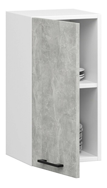 Gornji kuhinjski ormarić Ozara W40 H580 (bijela + beton)
