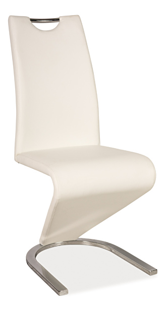 Blagovaonska stolica Hugo (ekokoža bijela) *outlet moguća oštećenja