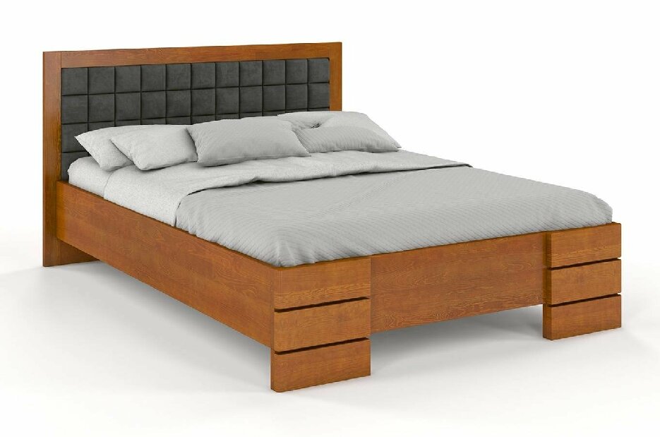 Bračni krevet 160 cm Storhamar High (borovina)