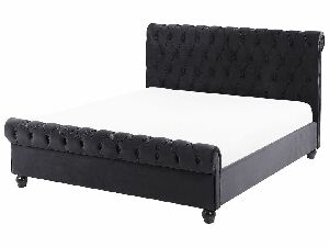 Bračni krevet 140 cm ARCHON (S podnicom) (crna) 