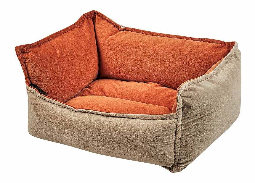 Jastuk za psa 50 x 35 cm Izmza (narančasta + bež)