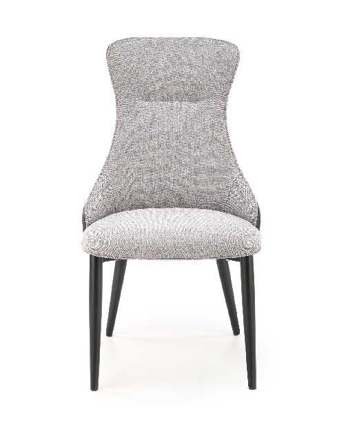 Blagovaonska stolica Kalar (svijetlo siva + crna)