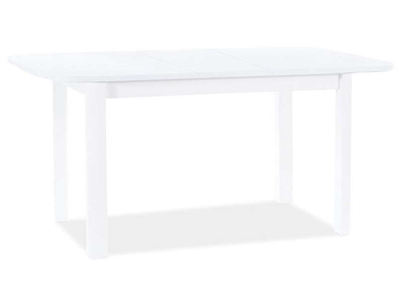 Blagovaonski stol na razvlačenje 120-160 cm Daniel (bijela mat + bijela mat) (za 4 do 6 osoba)