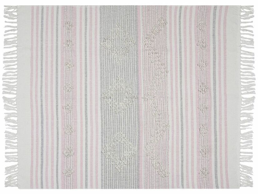 Deka 150x120 cm KALAMAN (tekstil) (ružičasta)